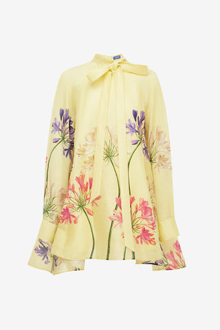 Libby Mini Dress - Agapanthus Print Dress Mini
