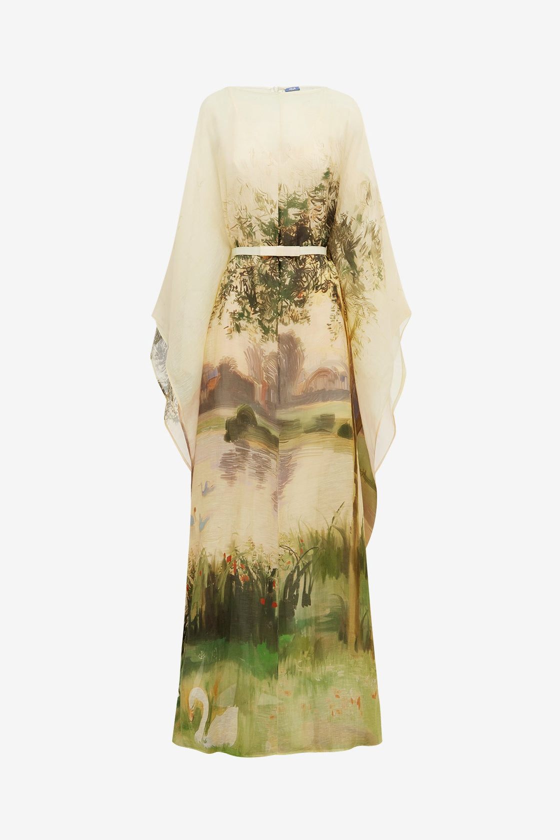 Willow Kaftan Maxi Dress - Serene Print Dress Maxi