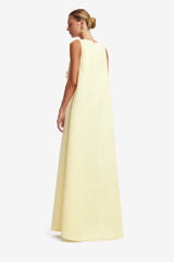 Charlene Applique Gown - Agapanthus Print Dress Maxi