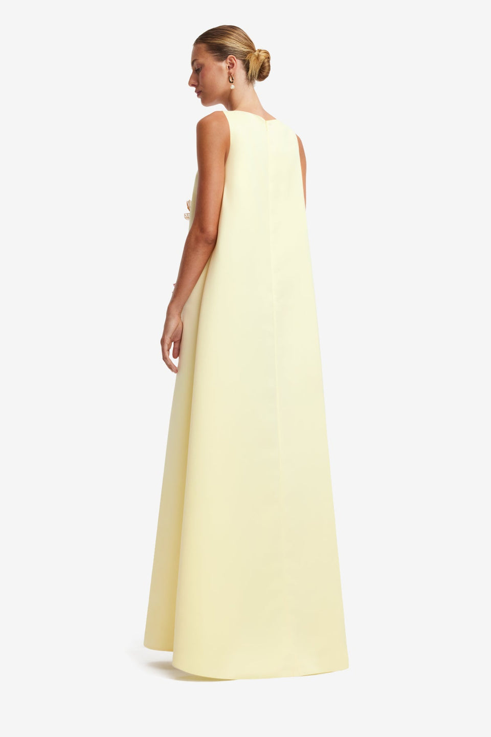 Charlene Applique Gown - Agapanthus Print Dress Maxi