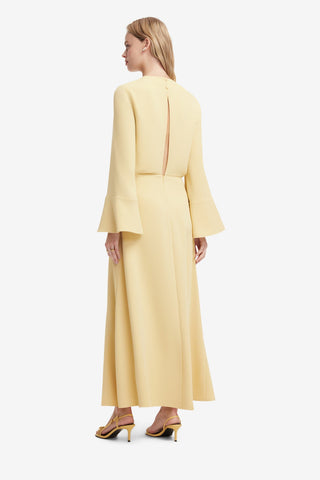 Kinsley Applique Maxi Dress - Dusty Yellow Dress Maxi