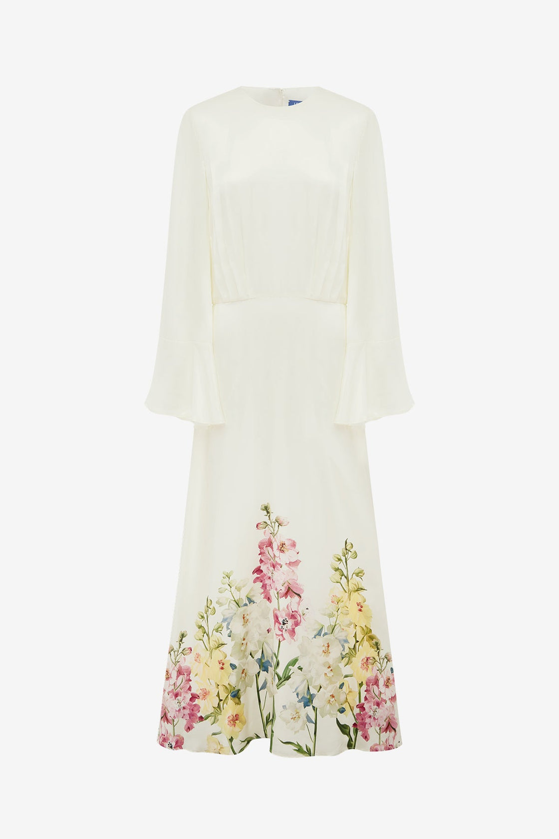 Kinsley Maxi Dress - Snapdragon Print in Snow Dress Maxi