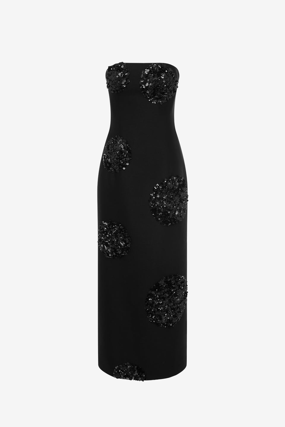 Exclusive LEO LIN Rayna Embellished Bustier Maxi Dress - Onyx
