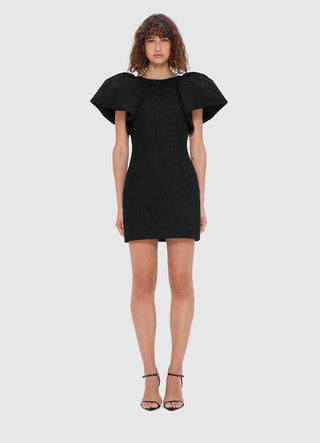 Dana Tweed Mini Dress - Ebony Dress Mini