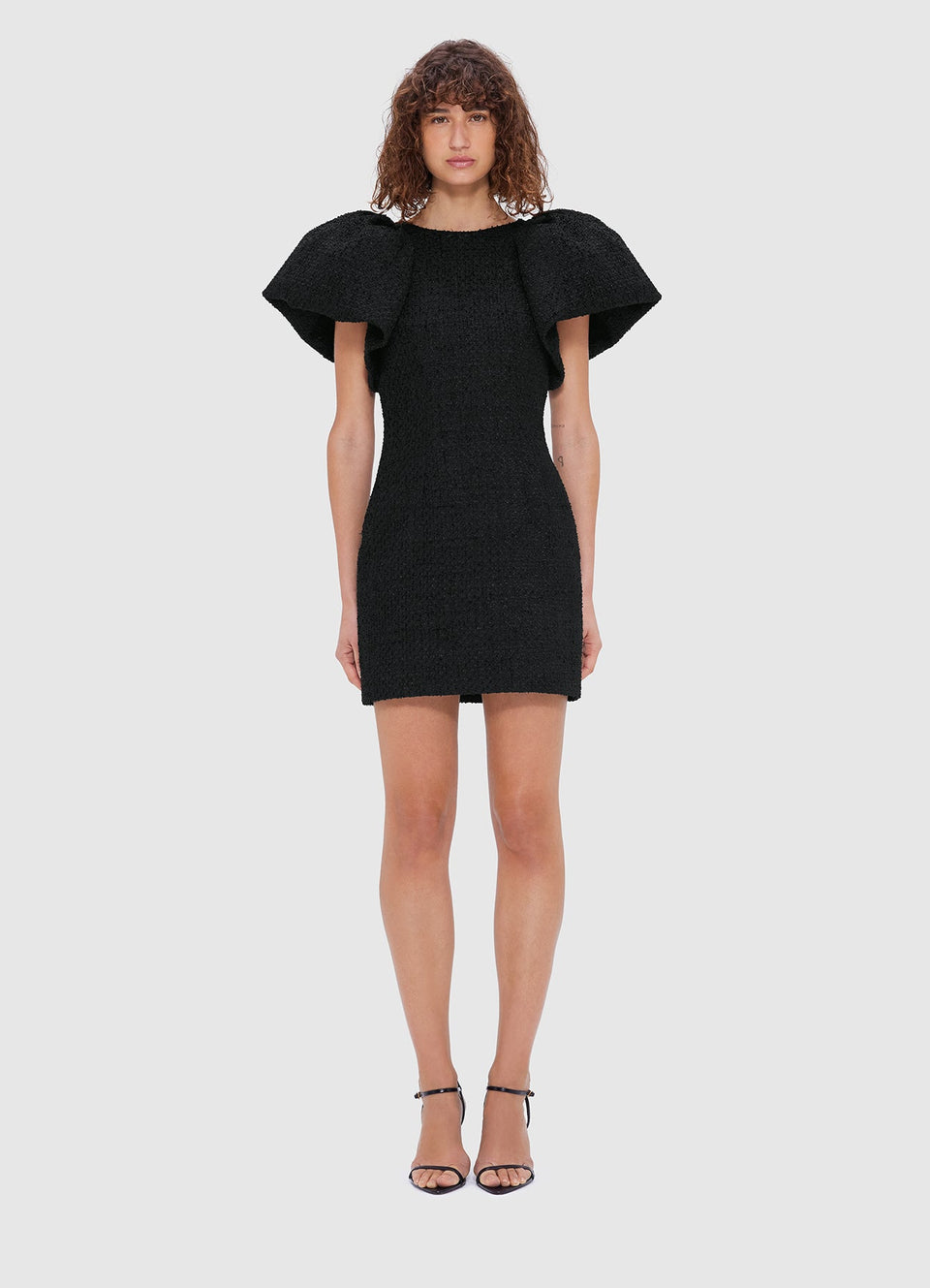 Dana Tweed Mini Dress - Ebony Dress Mini