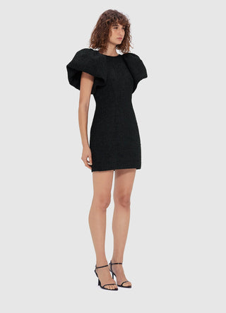 Dana Tweed Mini Dress - Ebony Dress Mini