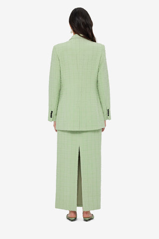 Jazlyn Tweed Blazer - Caledon Green