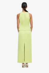 Olivia Petal Maxi Skirt - Chartreuse Skirts