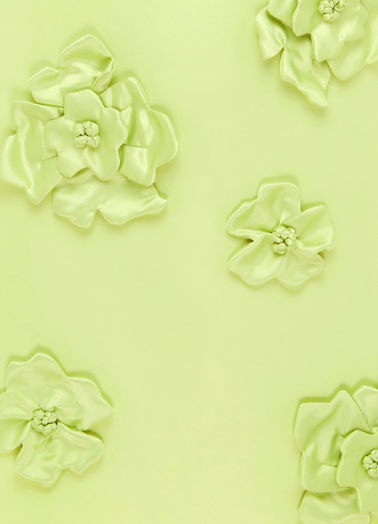 Leia Petal Mini Dress - Chartreuse – LEO LIN