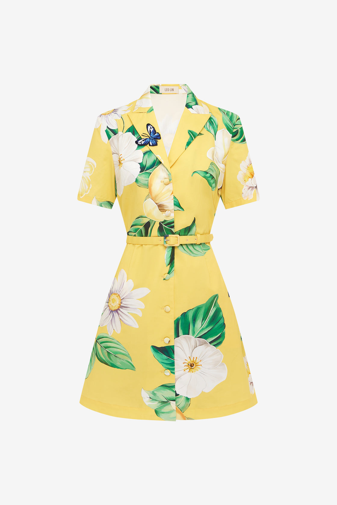 Brigitte Mini Dress - Joie Print in Sunshine LEO LIN Brigitte Mini Dress - Joie Print in Sunshine LEO LIN