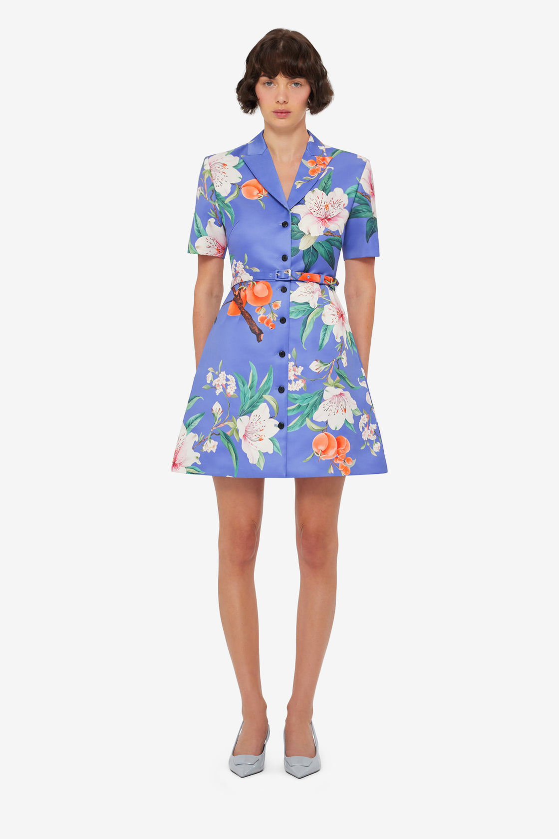 Exclusive LEO LIN Brigitte Mini Dress - Lavish Print in Moonlight