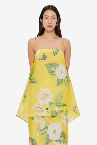 Exclusive LEO LIN Sylvia Top - Joie Print in Sunshine