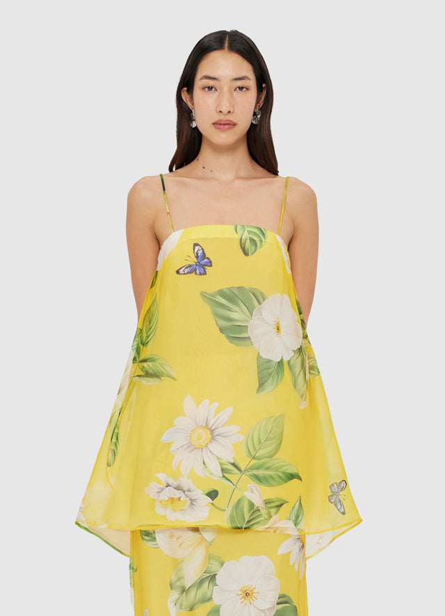 Exclusive LEO LIN Sylvia Top - Joie Print in Sunshine