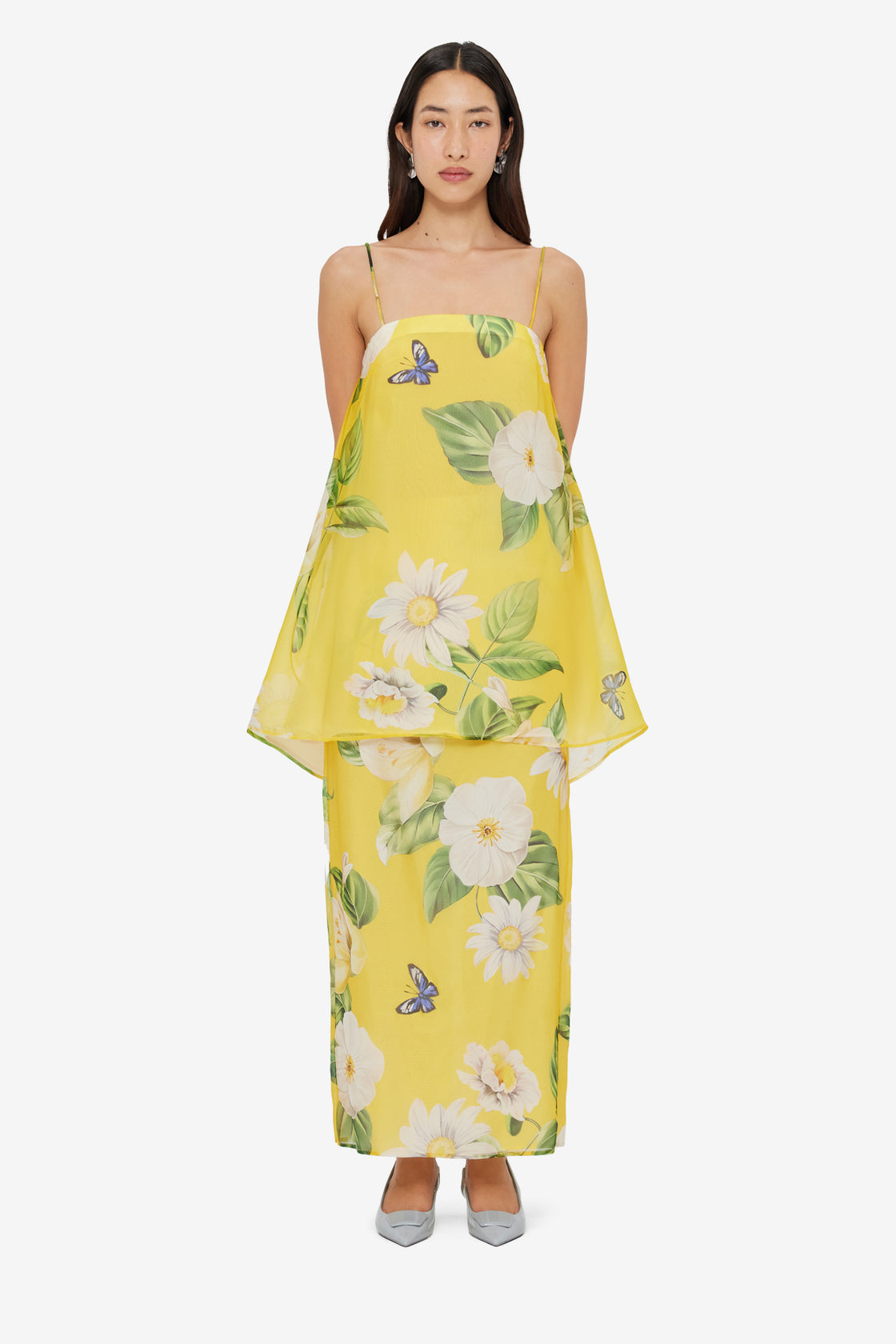 Exclusive LEO LIN Jing Maxi Skirt - Joie Print in Sunshine