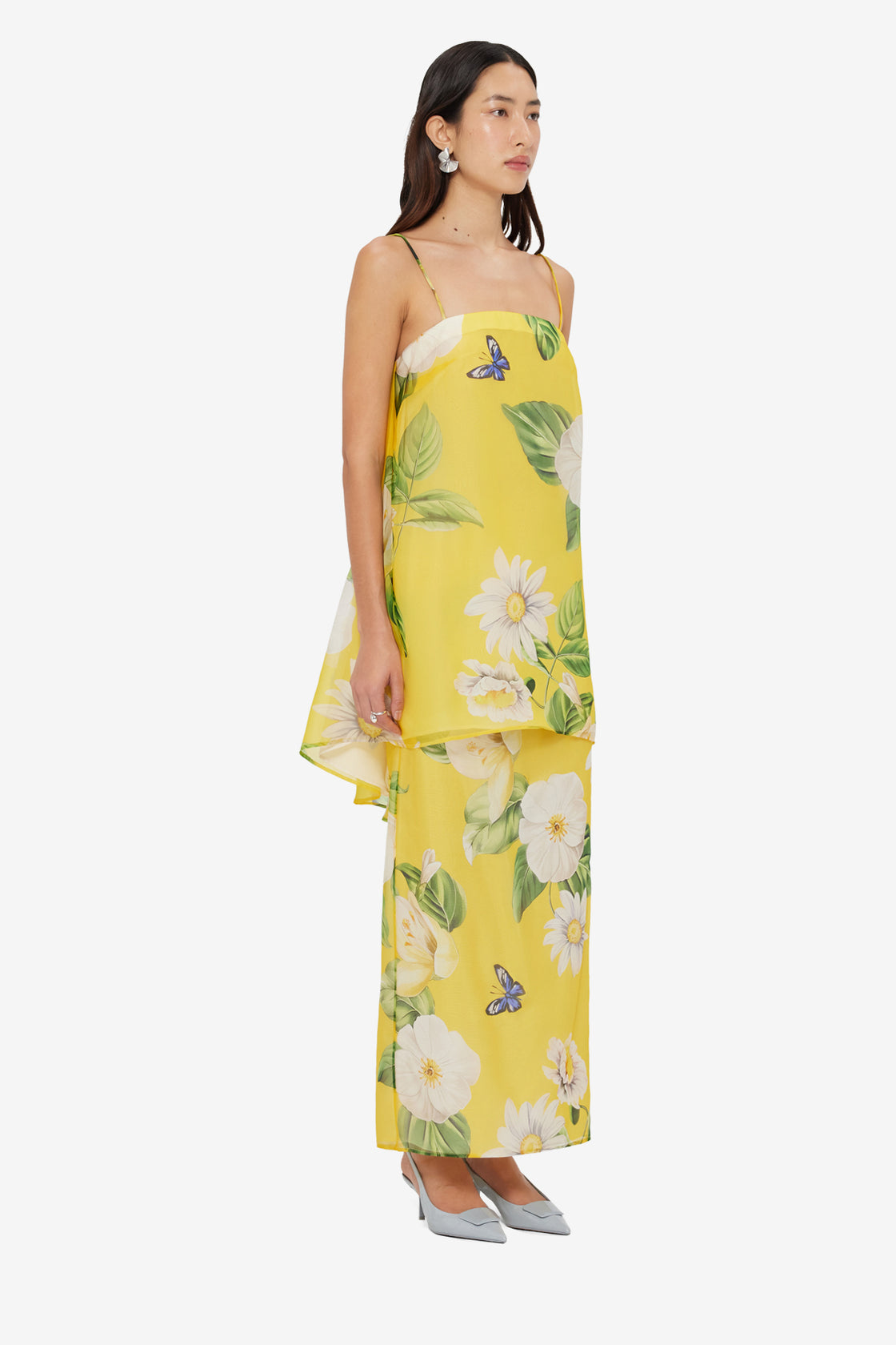Exclusive LEO LIN Jing Maxi Skirt - Joie Print in Sunshine
