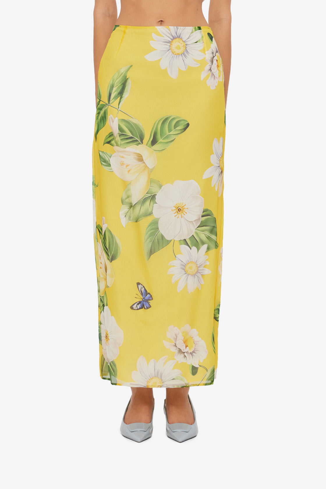 Exclusive LEO LIN Jing Maxi Skirt - Joie Print in Sunshine