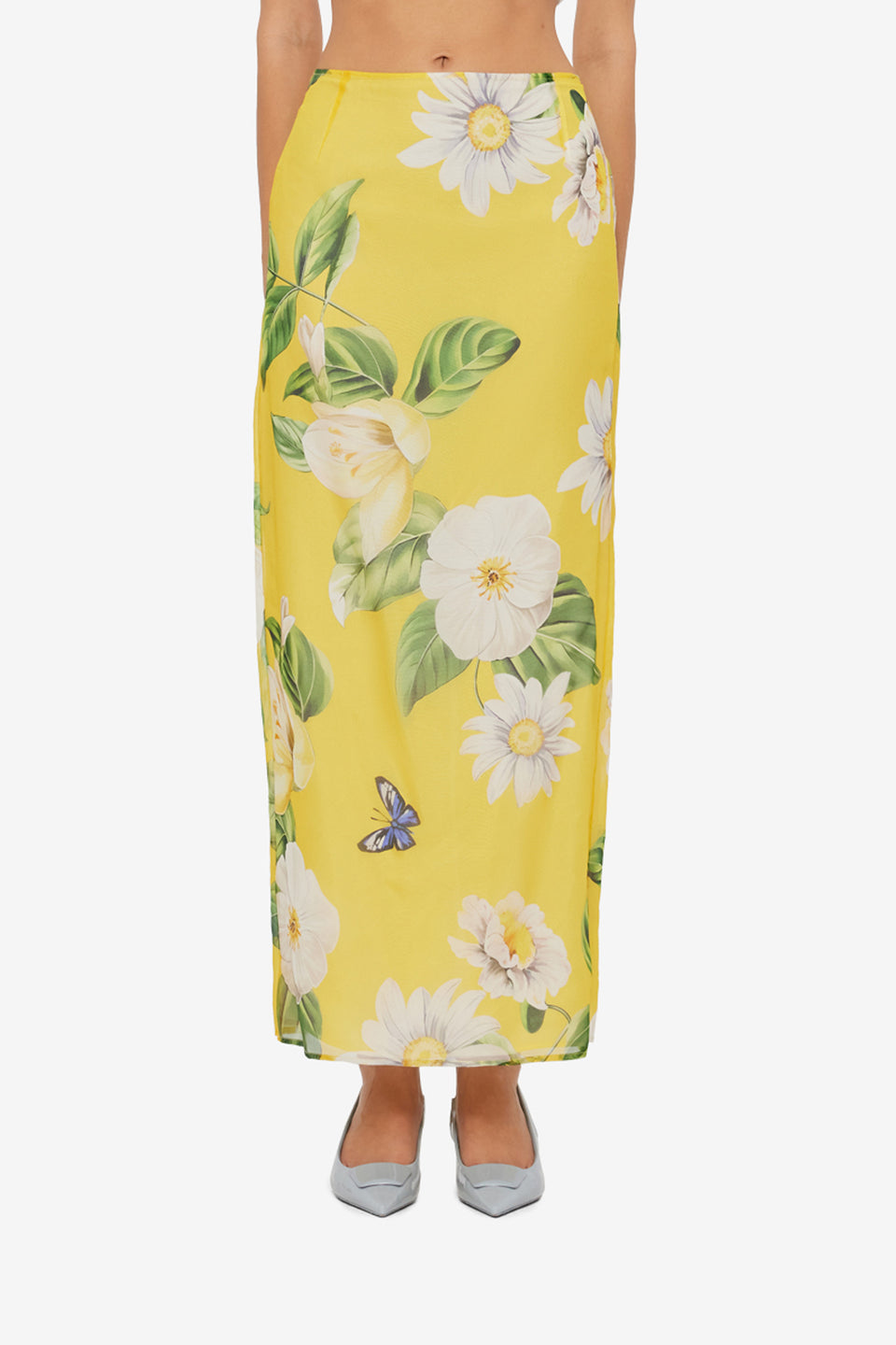 Exclusive LEO LIN Jing Maxi Skirt - Joie Print in Sunshine