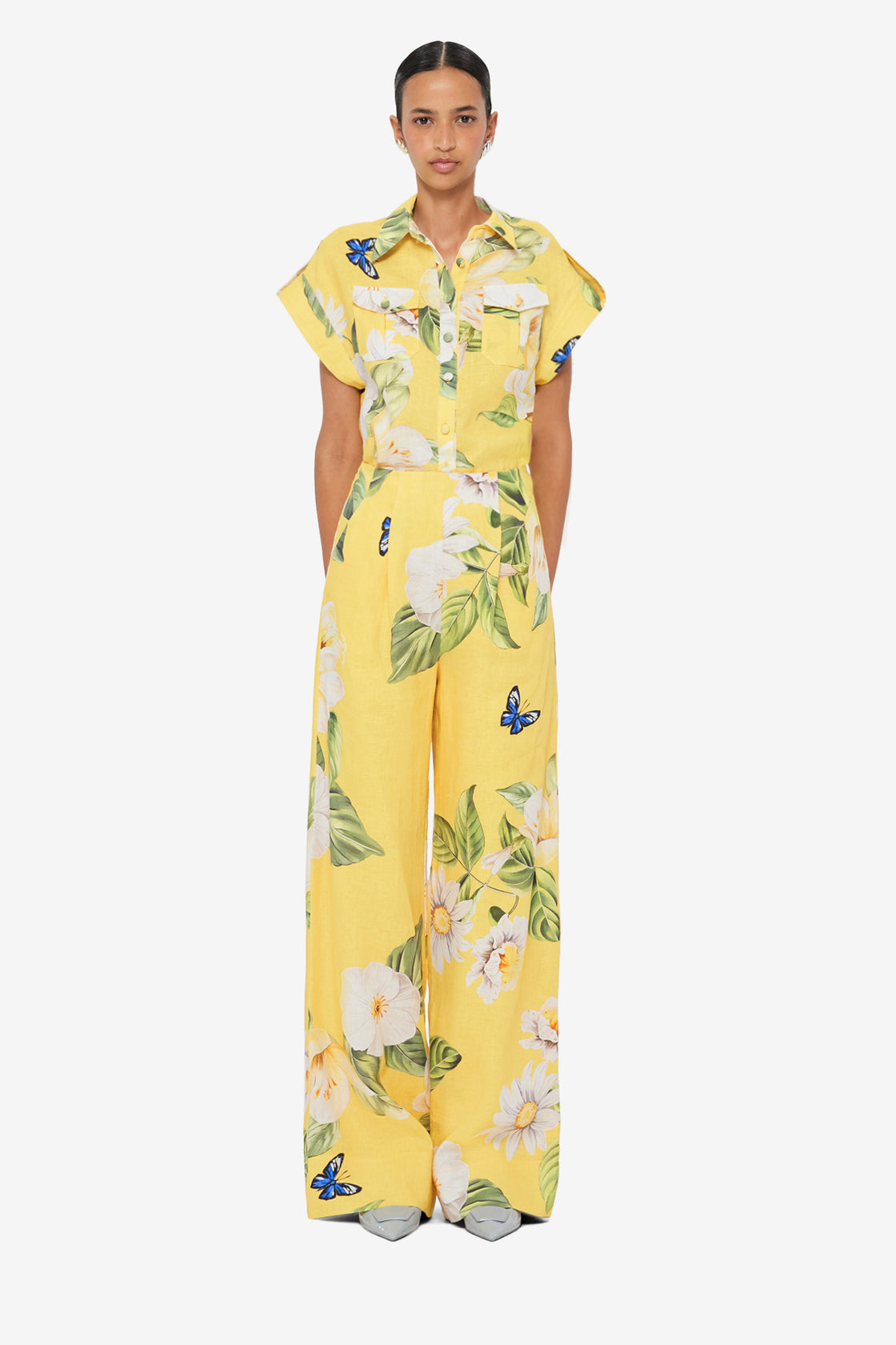 Exclusive LEO LIN Luisa Pants - Joie Print in Sunshine