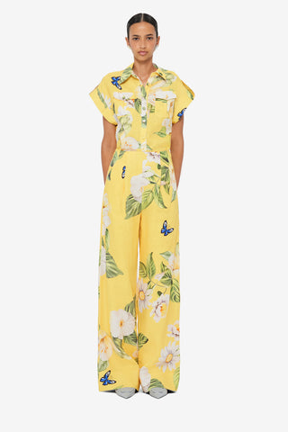 Exclusive LEO LIN Luisa Pants - Joie Print in Sunshine