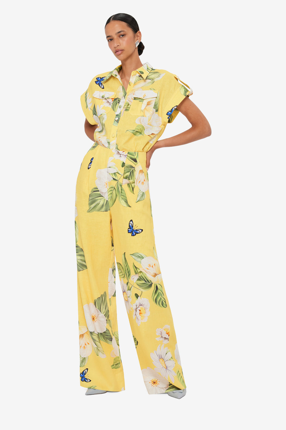 Exclusive LEO LIN Luisa Pants - Joie Print in Sunshine