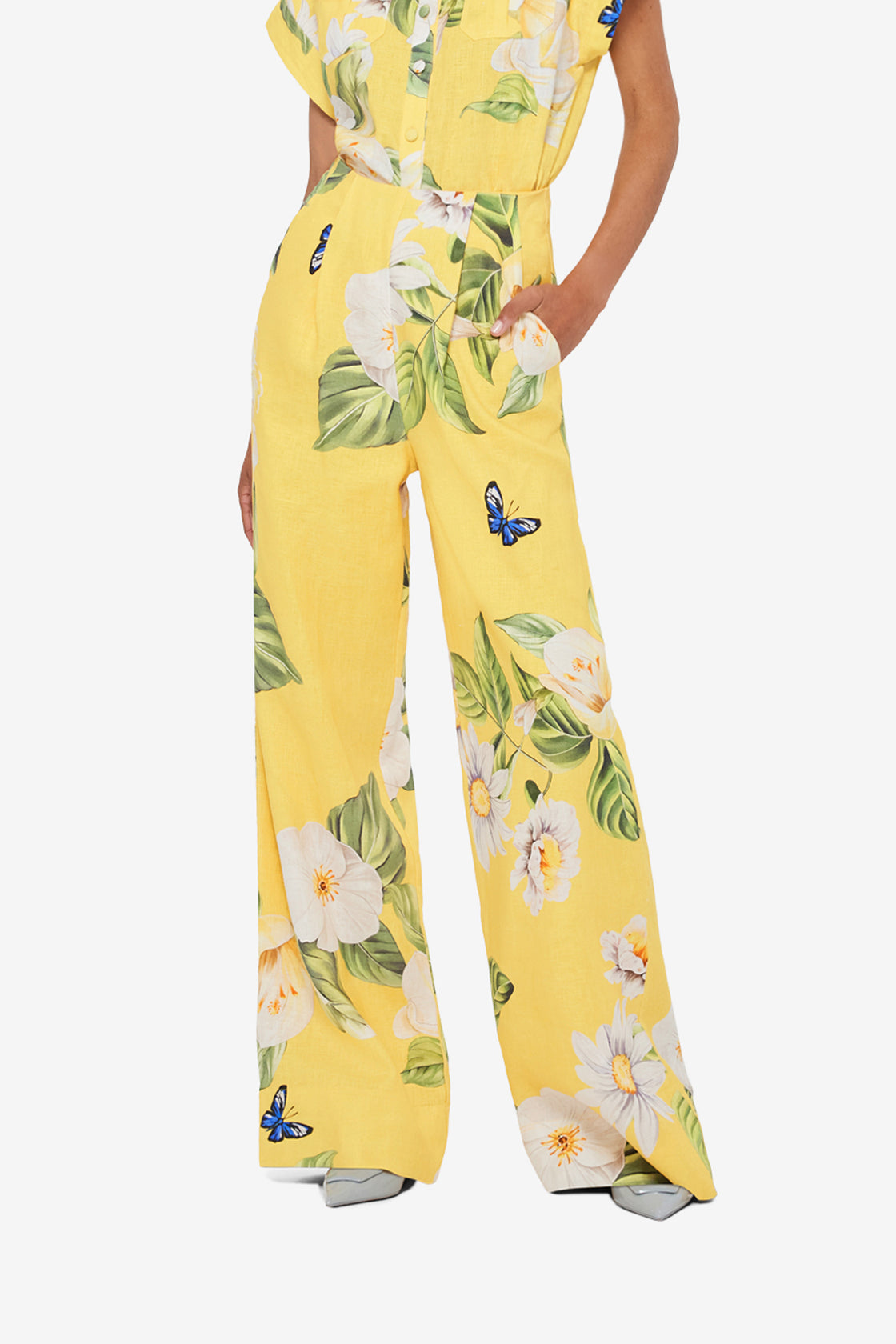 Exclusive LEO LIN Luisa Pants - Joie Print in Sunshine