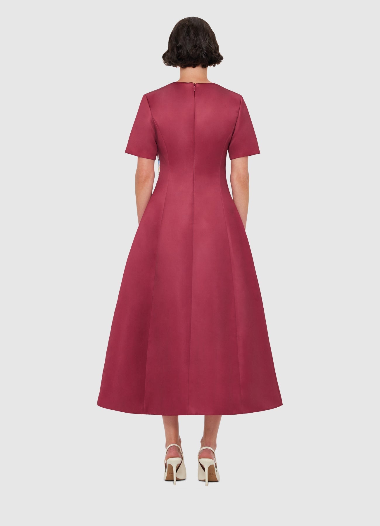 【Leo Lin】Caroline Applique Short Sleeve Midi Dress LLPF250711-