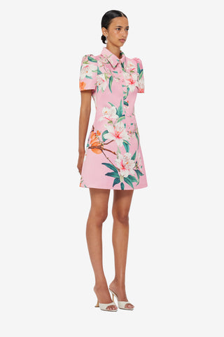 Exclusive LEO LIN Brooke Mini Dress - Lavish Print in Pink