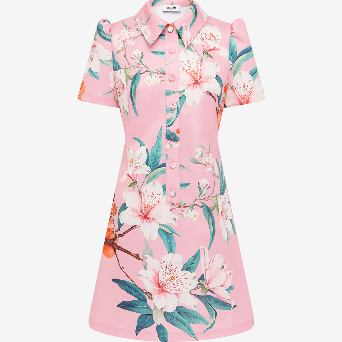 knee length dresses for ladies Linen Maxi Dress with Long Sleeves 'Melissa' main image 1