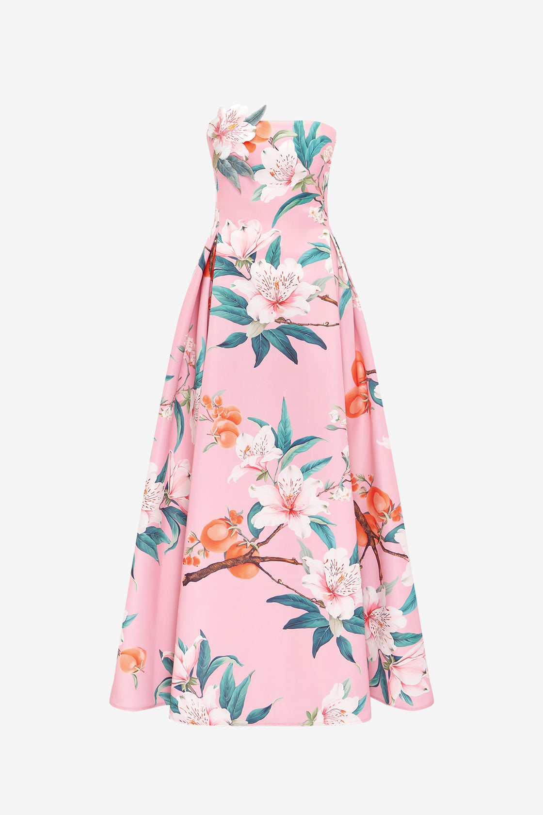 Leo Lin - Nora Bustier Maxi Dress - Lavish Print in Pink Leo Lin - Nora Bustier Maxi Dress - Lavish Print in Pink
