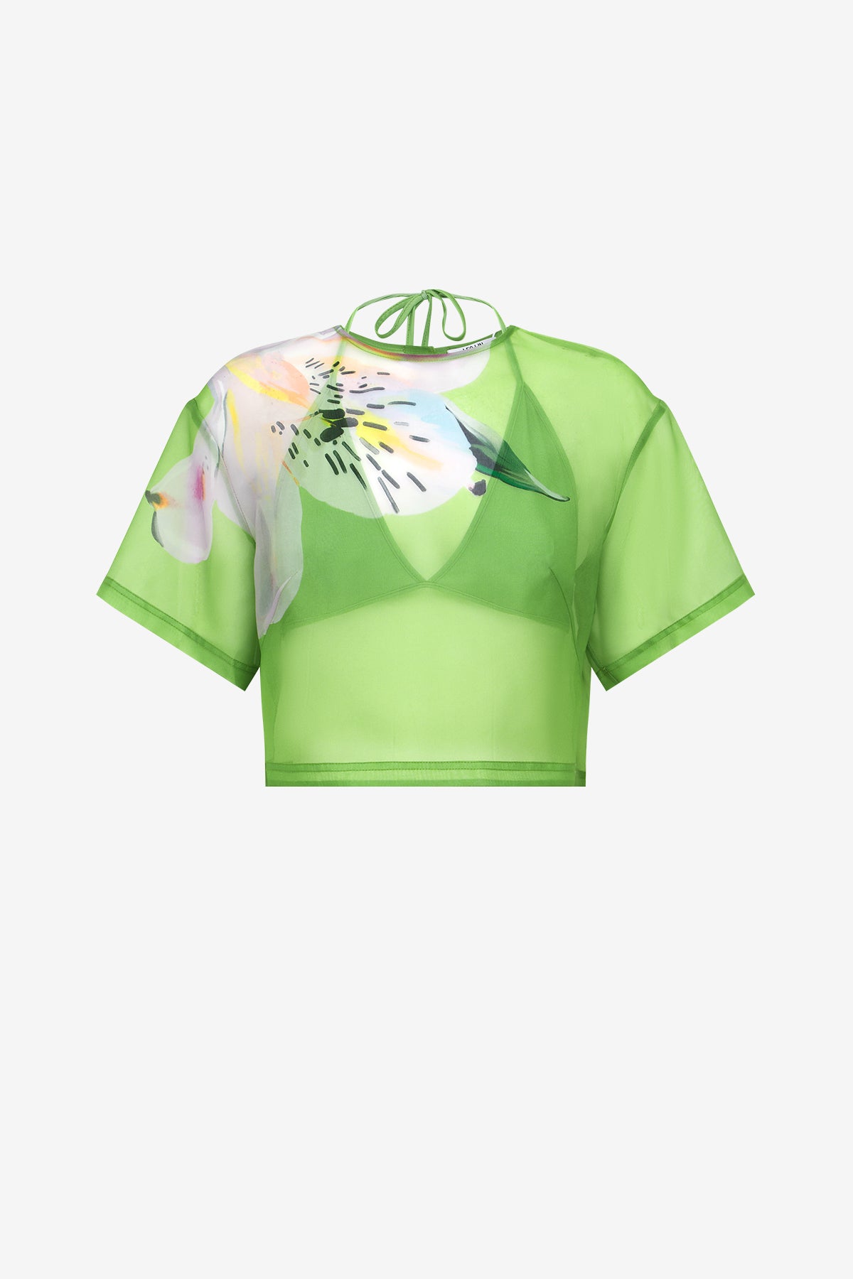 Indie Sleeve Top - Lily Print in Parakeet – LEO LIN
