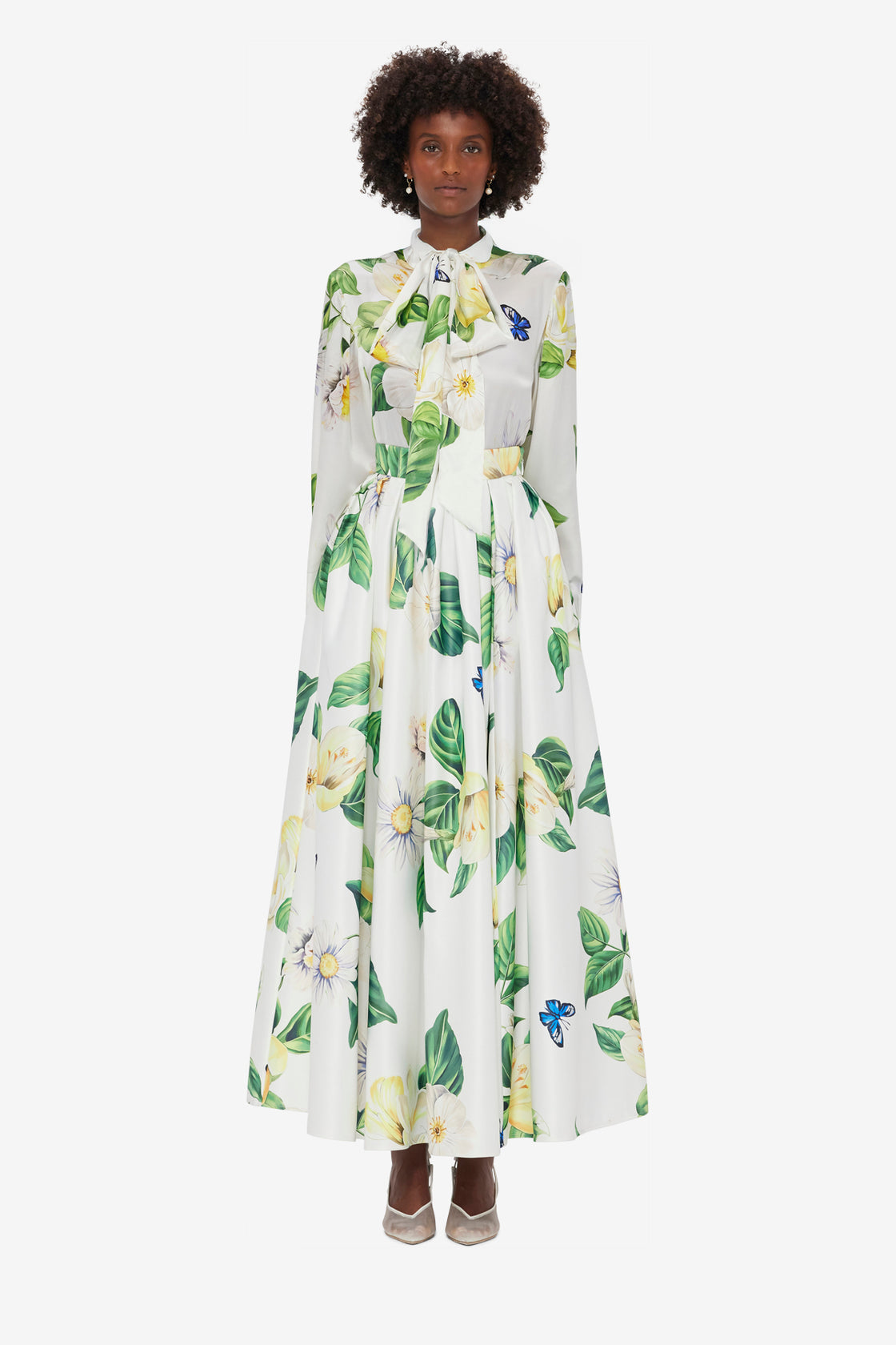 Exclusive LEO LIN Reinette Skirt - Joie Print in Snow