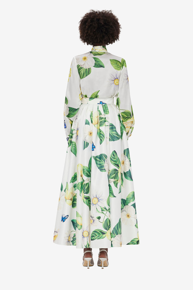 Exclusive LEO LIN Reinette Skirt - Joie Print in Snow