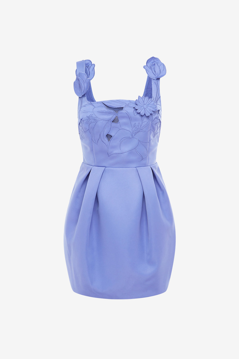 Exclusive LEO LIN Piper Applique Bell Shape Mini Dress - Moonlight