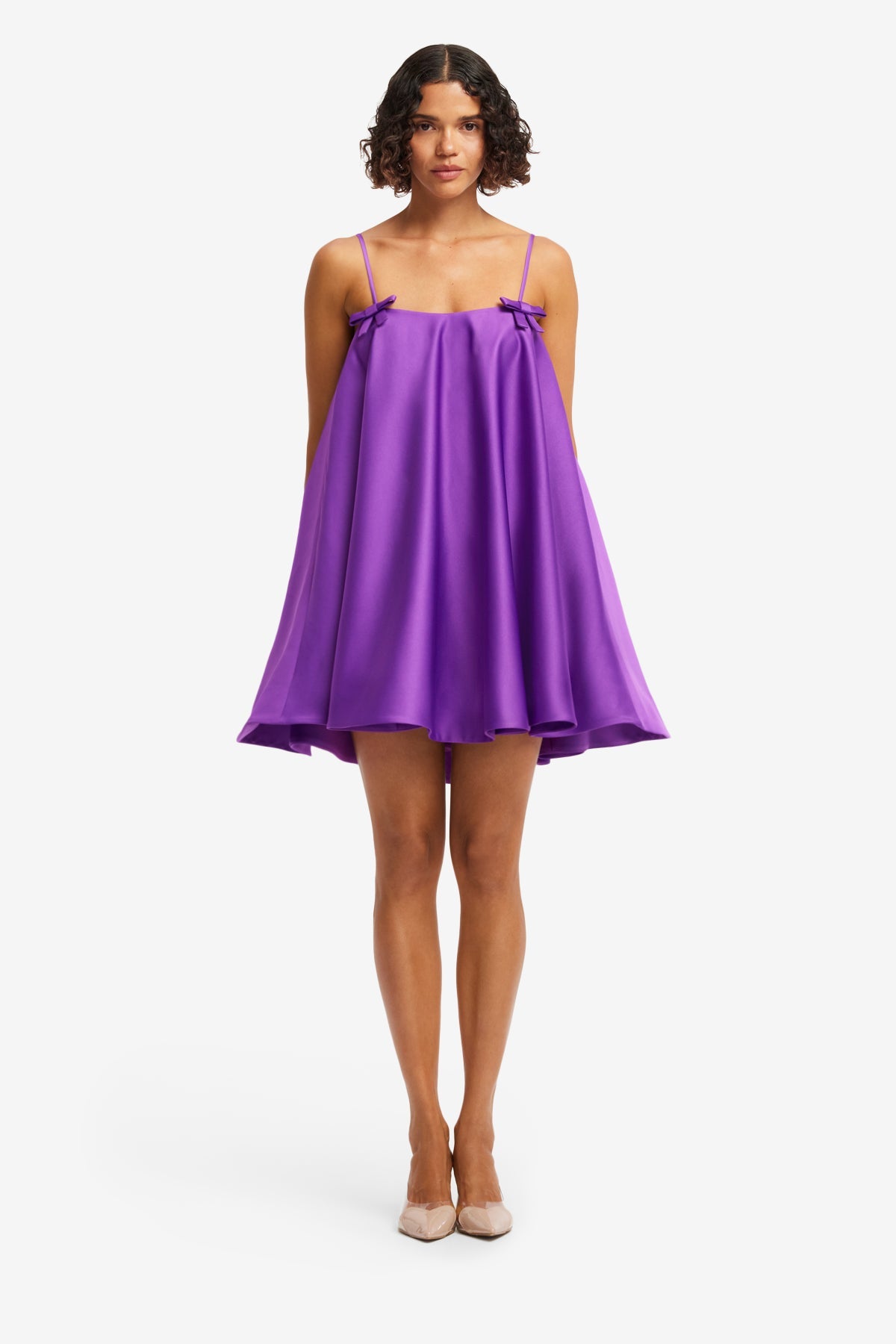 Caitlin Bow Mini Dress - Eminence – LEO LIN