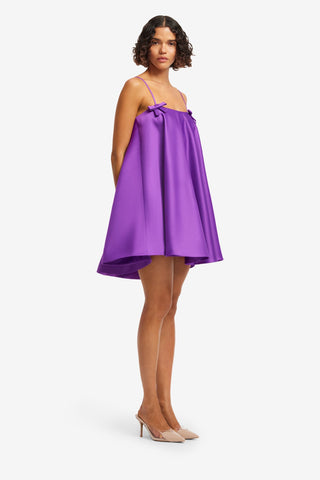 Caitlin Bow Mini Dress - Eminence Dress Mini