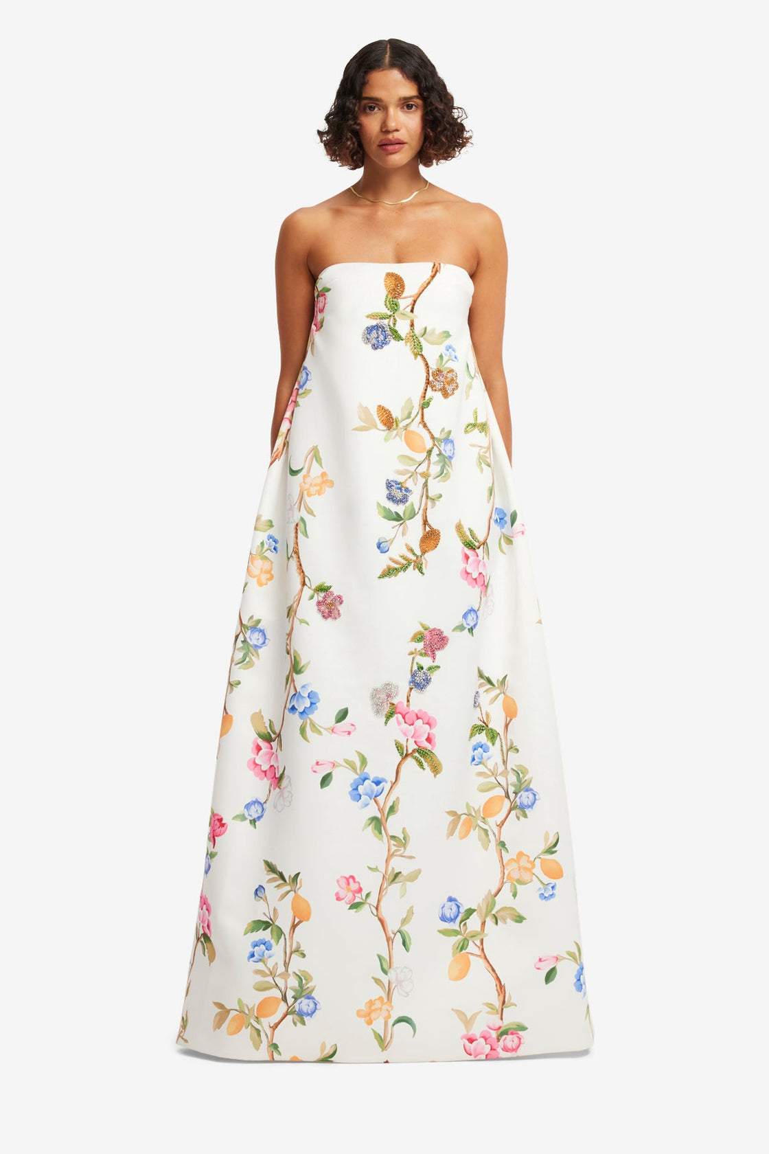 LEO LIN Phoebe Embellished Gown in White - size Aus 14/US 10 LEO LIN Phoebe Embellished Gown in White - size Aus 14/US 10