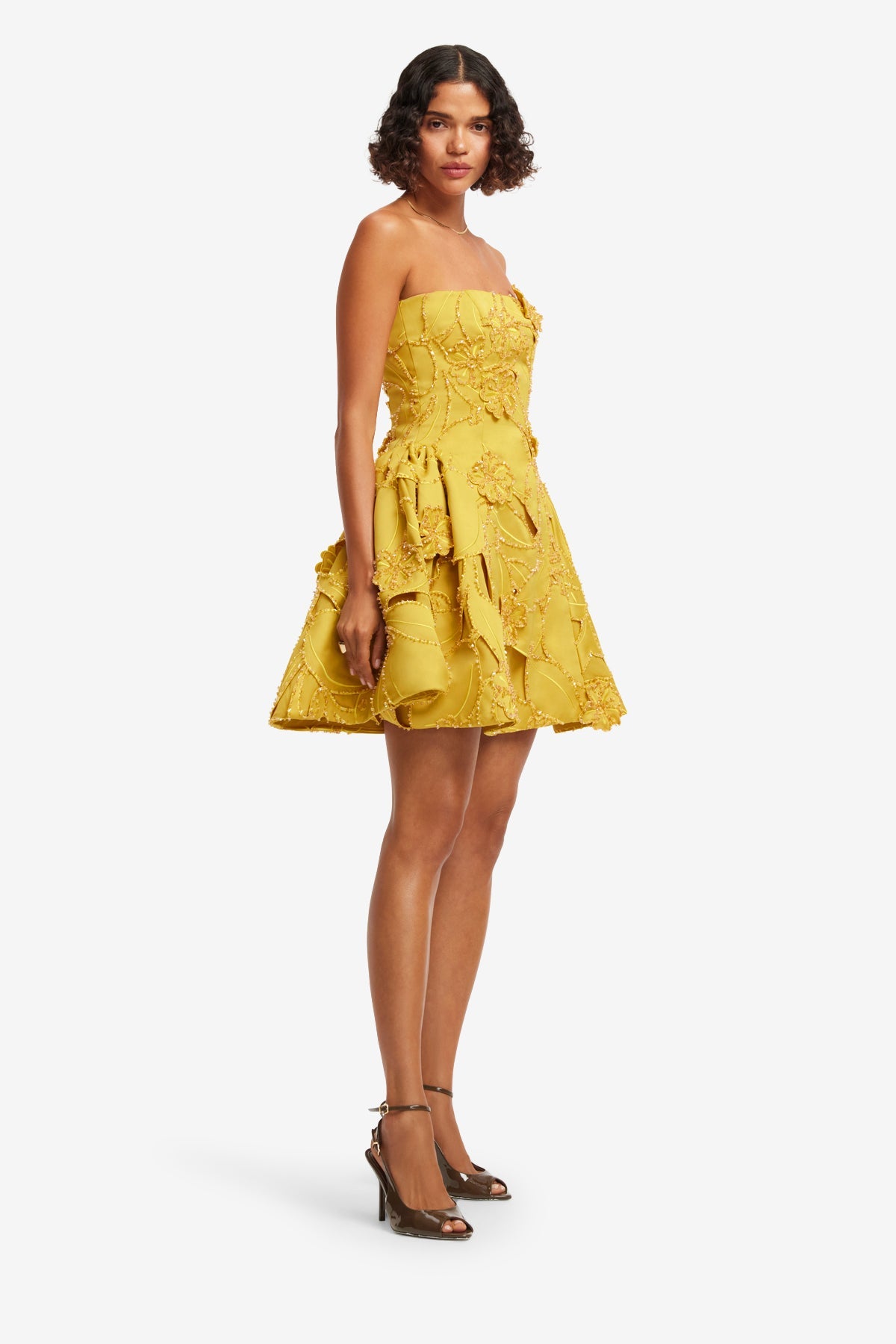 Lena Embellished Bustier Mini Dress - Opulence – LEO LIN