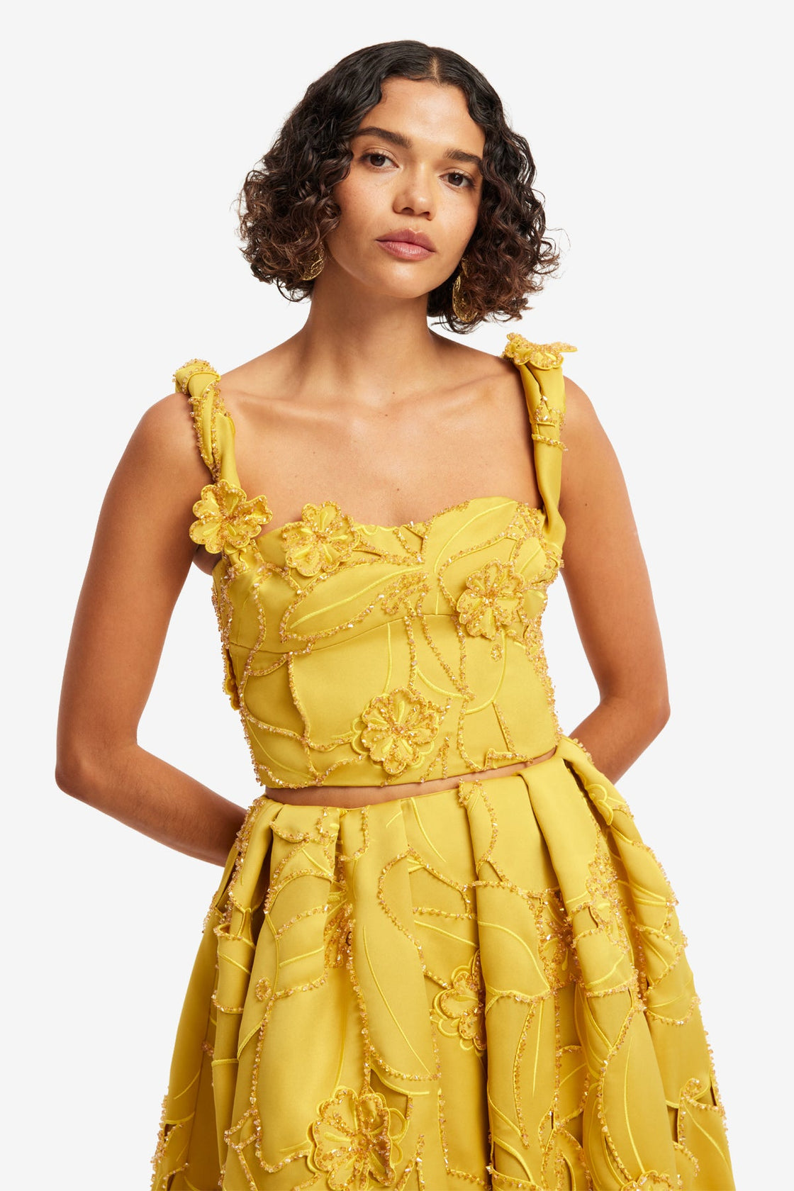 Victoria Embellished Puff Maxi Skirt - Opulence Skirts