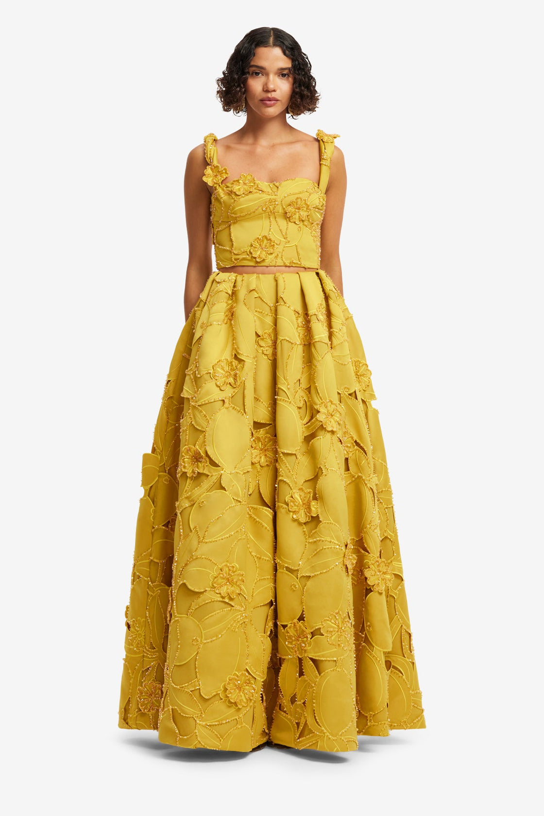 Victoria Embellished Puff Maxi Skirt - Opulence Skirts