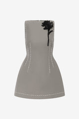 Ali Mini Dress - Steel Dress Mini