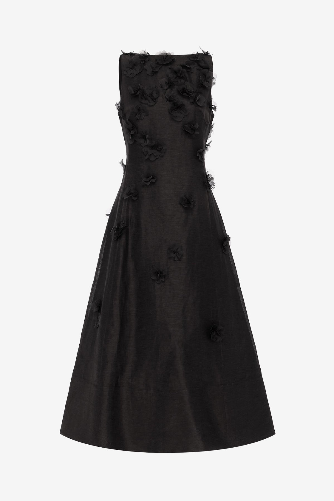 Cleo Petal Sleeveless Midi Dress