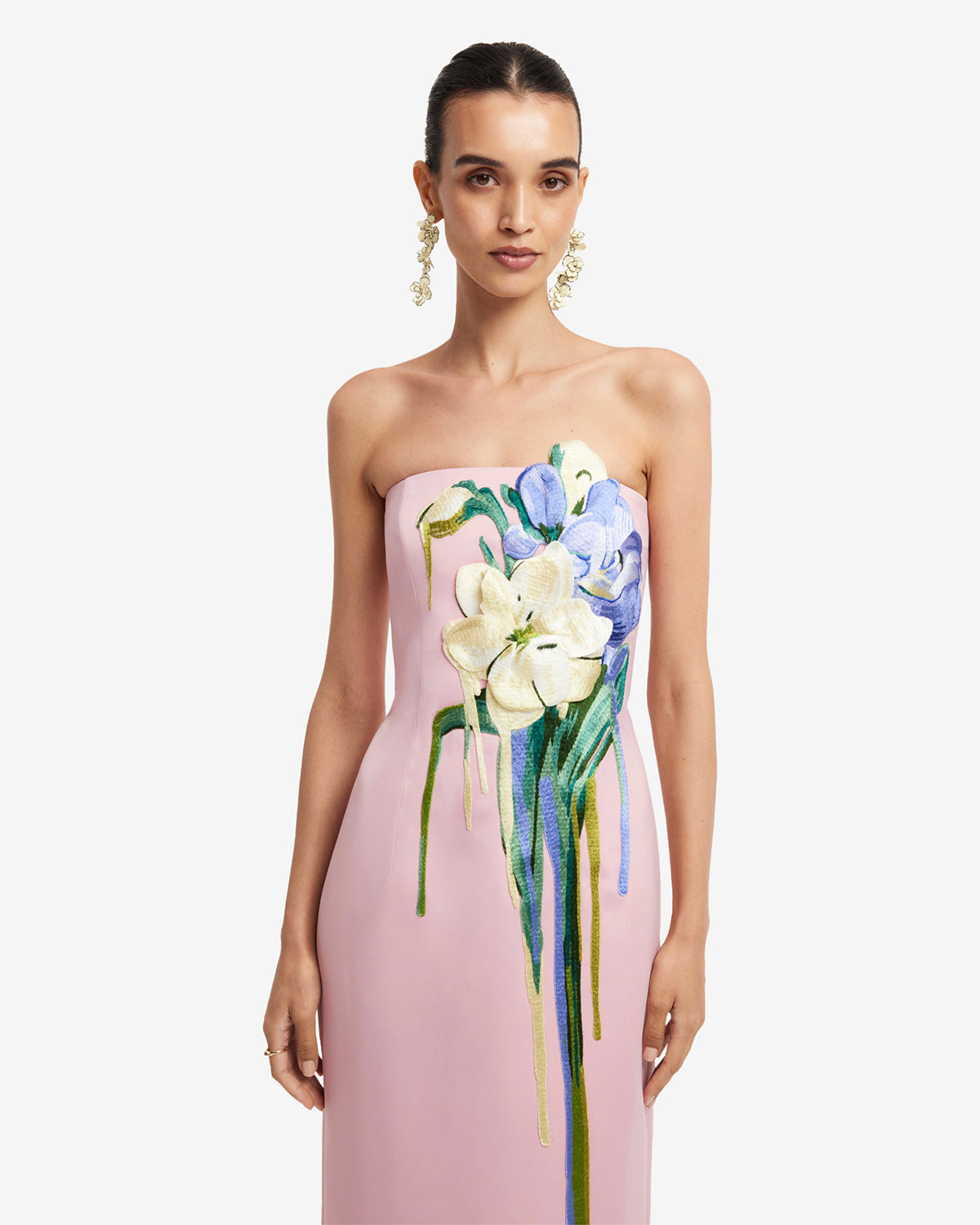 Rayna Embroidered Bustier Maxi Dress Rayna Embroidered Bustier Maxi Dress