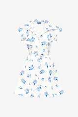 Isla Mini Dress - Ditsy Floral Print in Snow Dress Mini