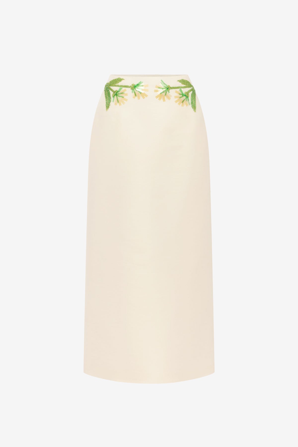 Quinn Embellished Wool Midi Skirt - Wildflower – LEO LIN