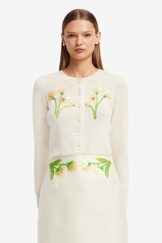 Claire Embellished Knit Cardigan - Wildflower Tops