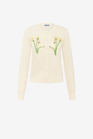 Claire Embellished Knit Cardigan - Wildflower Tops