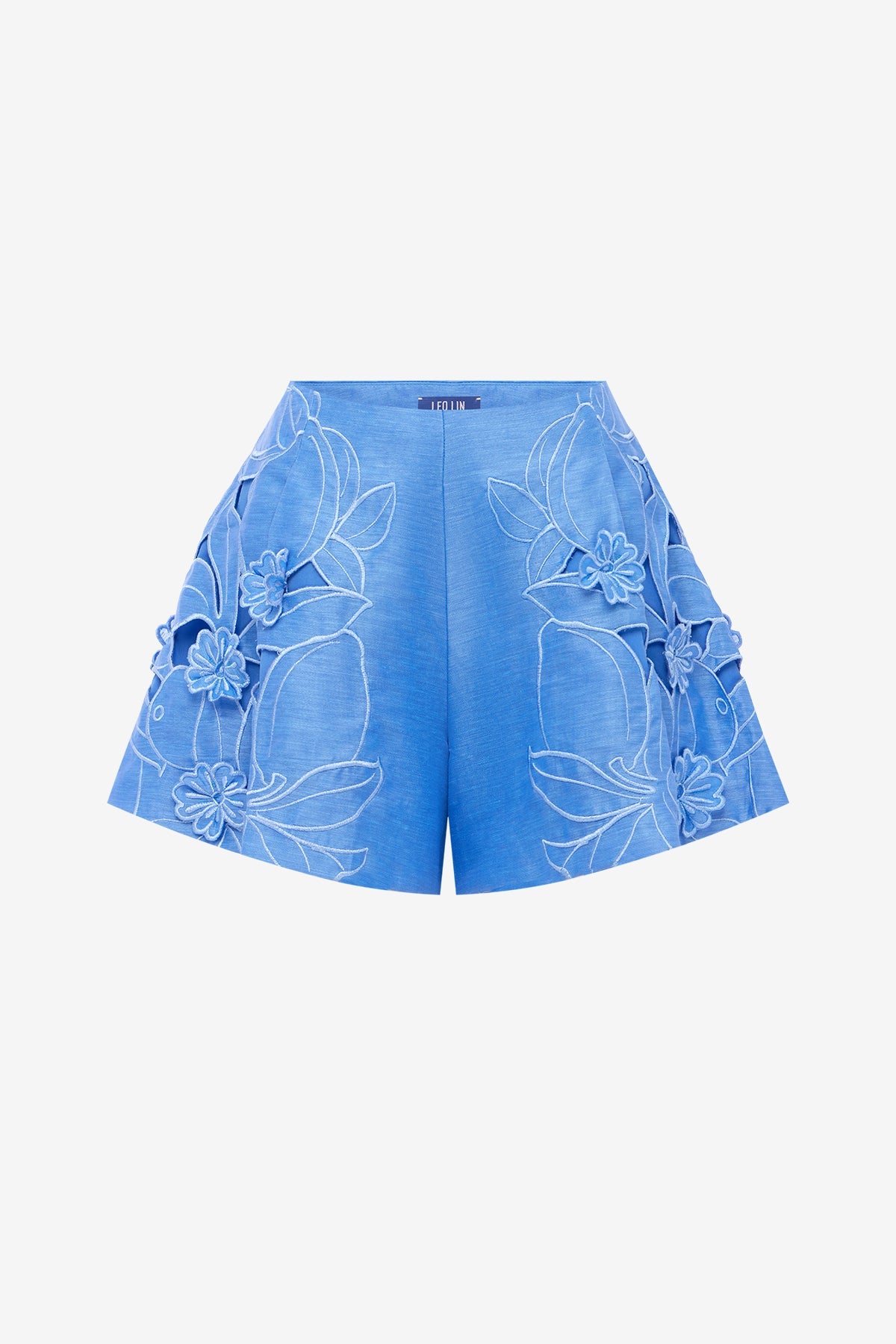 Abby Appliqué Shorts - Azure – LEO LIN