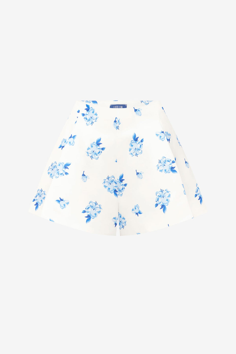 Abby Shorts - Ditsy Floral Print in Snow Shorts