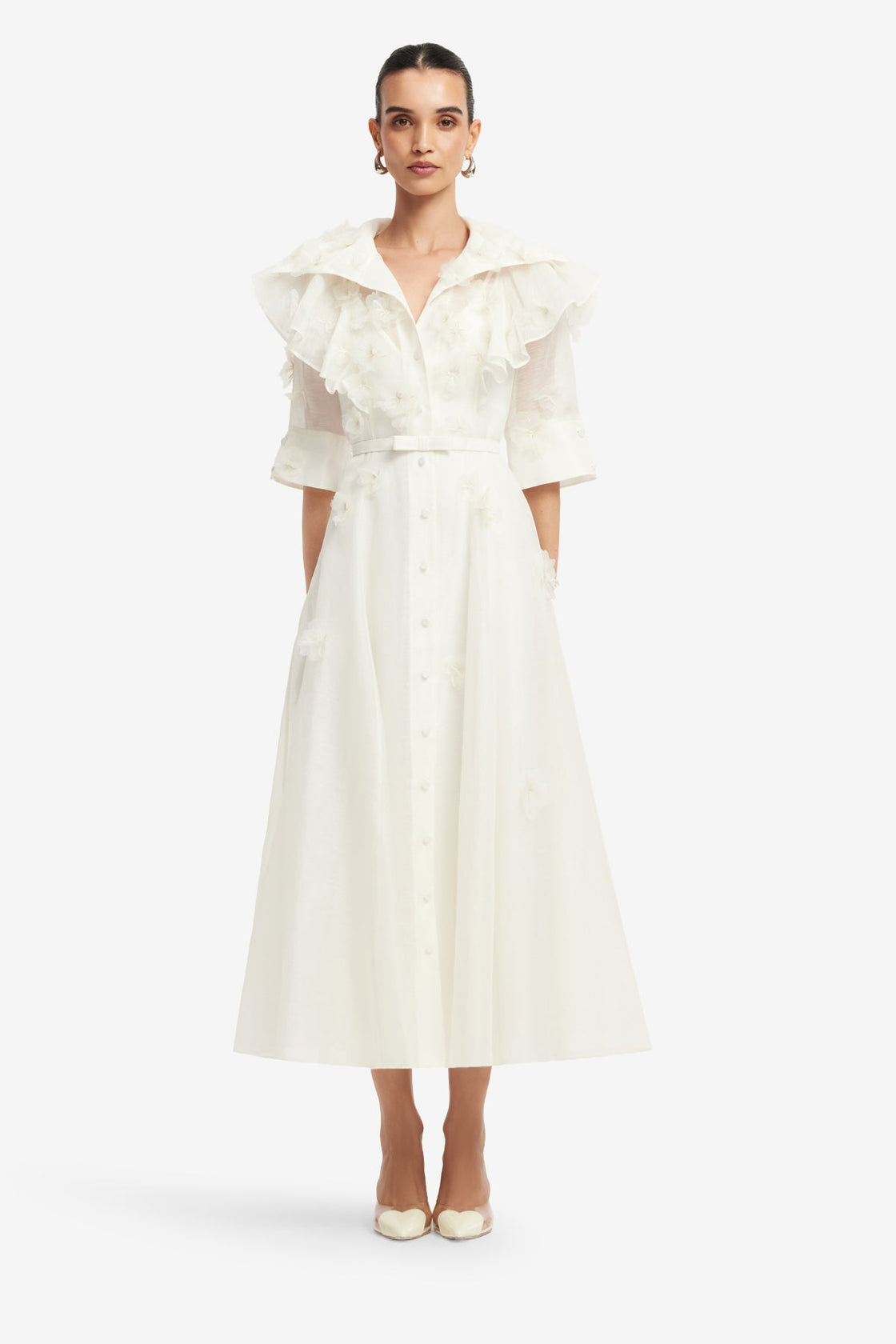 LEO LIN - Anya Petal Midi Dress