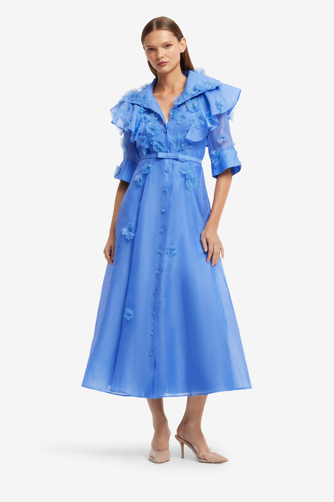 LEO LIN - Anya Petal Midi Dress